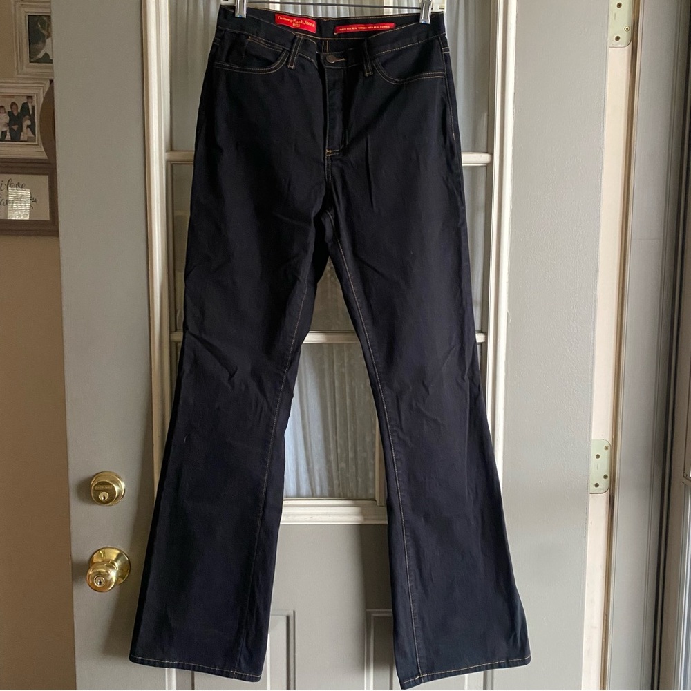 NYDJ Dark Wash Tummy Tuck Flare Jeans